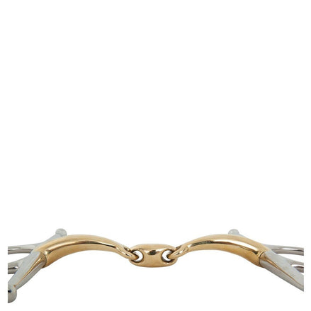 BR Dubbel gebroken kneveltrens Soft Contact Bus, D, Eggbutt,... - Maddelin Equestrian BR