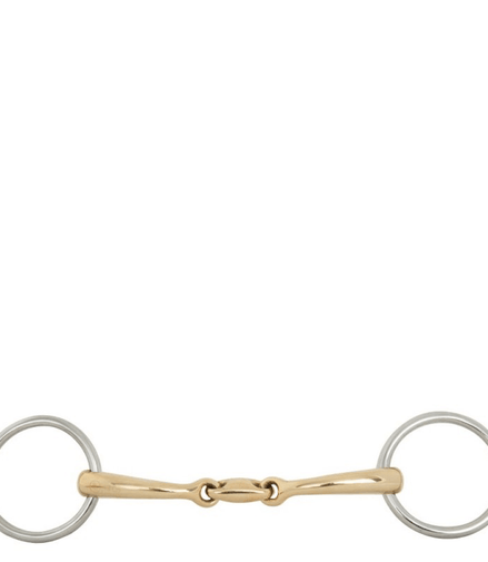 BR Dubbel gebroken onderlegtrens Soft Contact - 10mm Onderlegtrens - Maddelin Equestrian BR