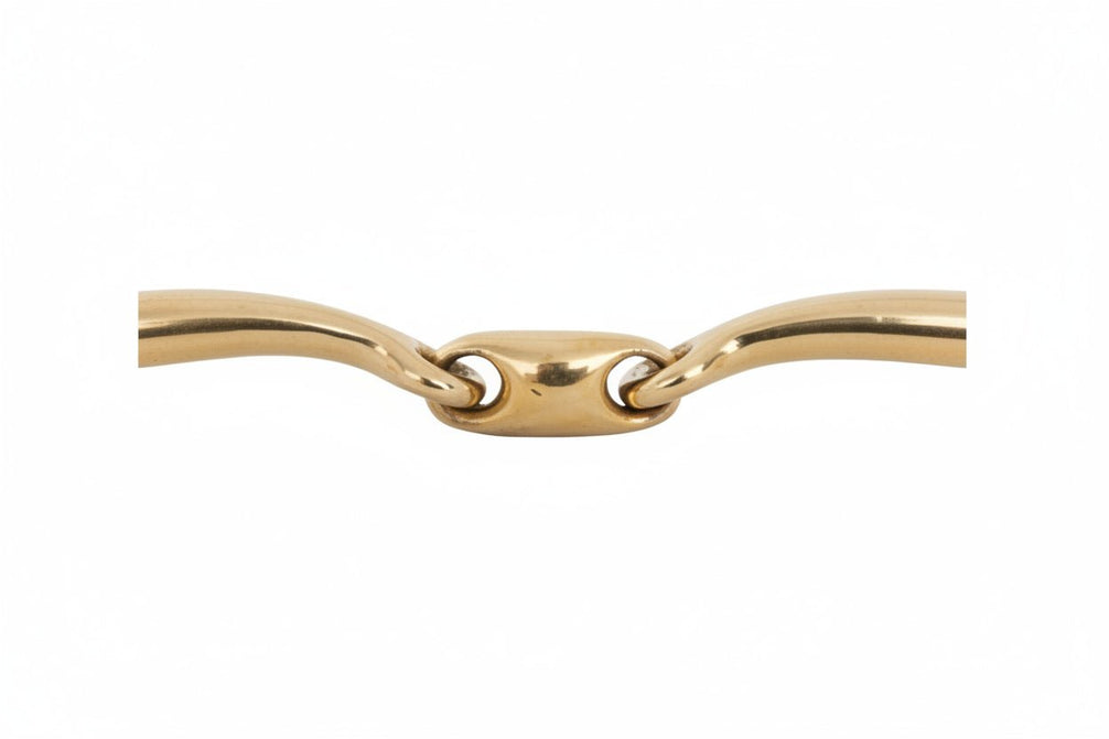 BR Dubbel gebroken onderlegtrens Soft Contact - 10mm Onderlegtrens - Maddelin Equestrian BR