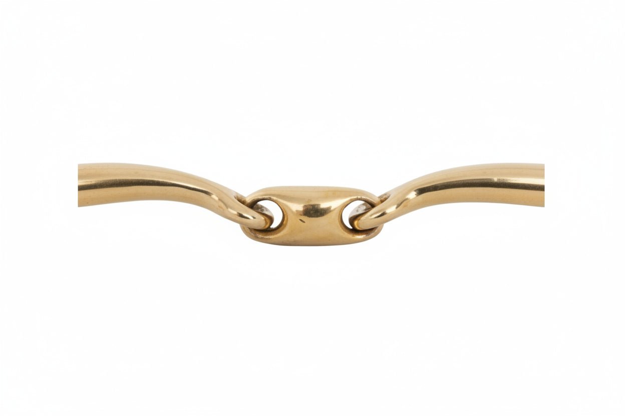 BR Dubbel gebroken onderlegtrens Soft Contact - 10mm Onderlegtrens - Maddelin Equestrian BR