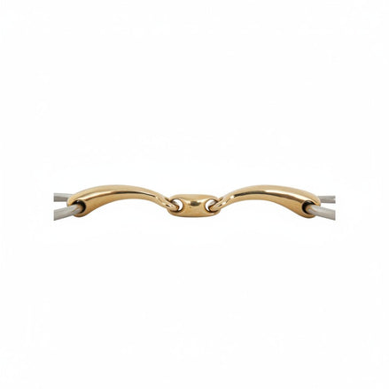 BR Dubbel gebroken Onderlegtrens Soft Contact curved Onderlegtrens - Maddelin Equestrian BR
