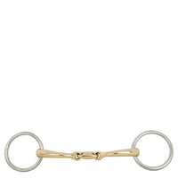 BR Dubbel gebroken Onderlegtrens Soft Contact curved Onderlegtrens - Maddelin Equestrian BR