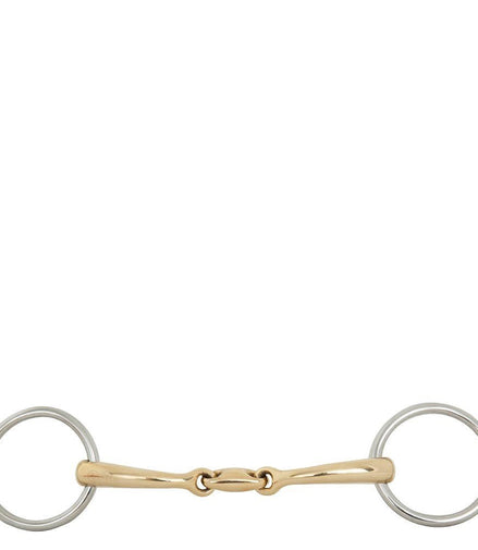 BR Dubbel gebroken Onderlegtrens Soft Contact curved Onderlegtrens - Maddelin Equestrian BR