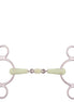 BR dubbel gebroken Pessoa watertrens Apple Mouth 3ring, Beval, Kimblewick, RNF, Butterfly,... - Maddelin Equestrian BR