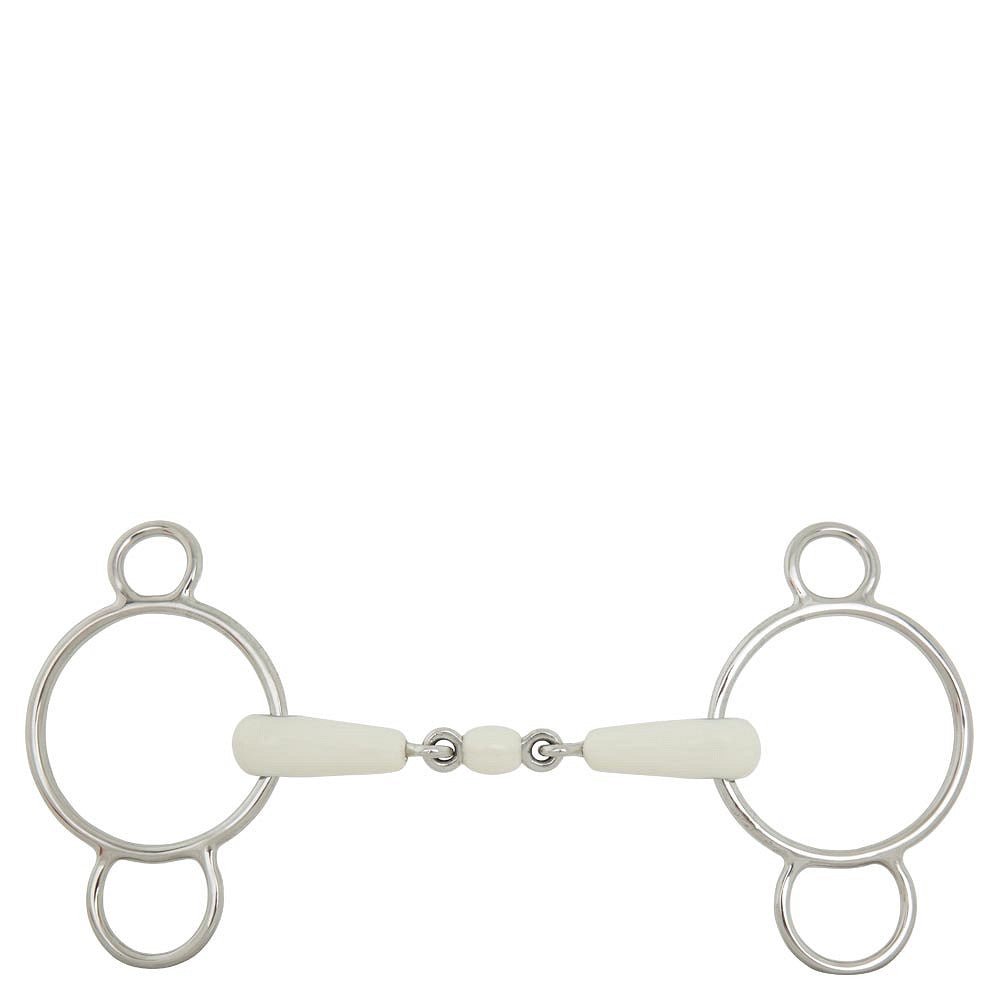BR Dubbel Gebroken Pessoa Watertrens Combo Comfort 3ring, Beval, Kimblewick, RNF, Butterfly,... - Maddelin Equestrian BR