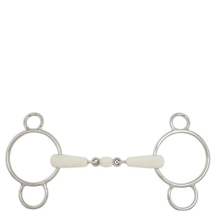 BR Dubbel Gebroken Pessoa Watertrens Combo Comfort 3ring, Beval, Kimblewick, RNF, Butterfly,... - Maddelin Equestrian BR