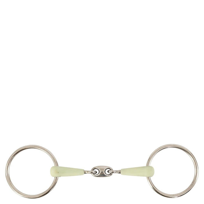 BR Dubbel Gebroken Watertrens Apple Mouth Kern Rvs 14mm Watertrens - Maddelin Equestrian BR
