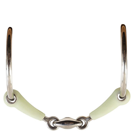 BR Dubbel Gebroken Watertrens Apple Mouth Kern Rvs 14mm Watertrens - Maddelin Equestrian BR