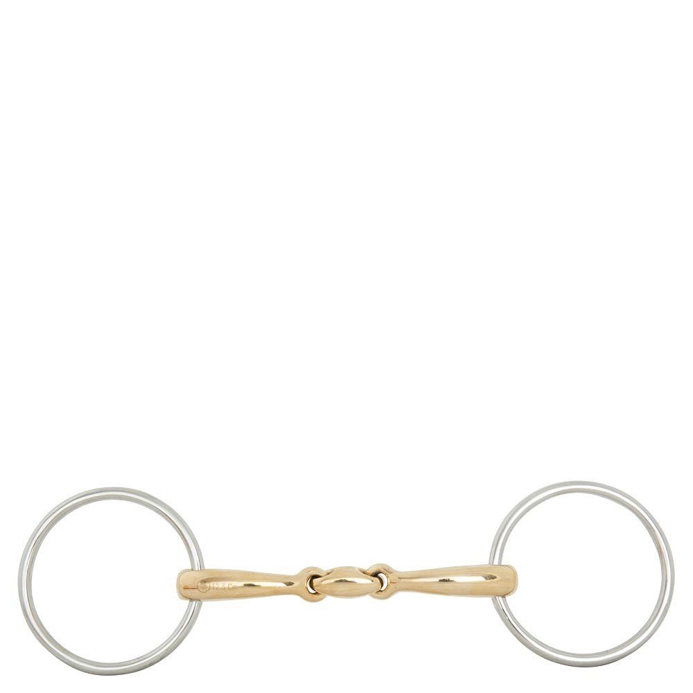 BR Dubbel gebroken watertrens Soft Contact - 14mm Watertrens - Maddelin Equestrian BR