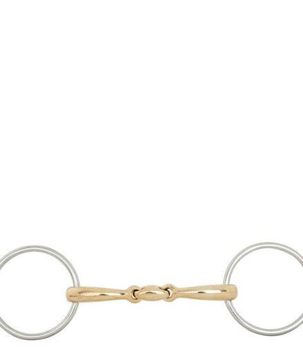 BR Dubbel gebroken watertrens Soft Contact - 14mm Watertrens - Maddelin Equestrian BR