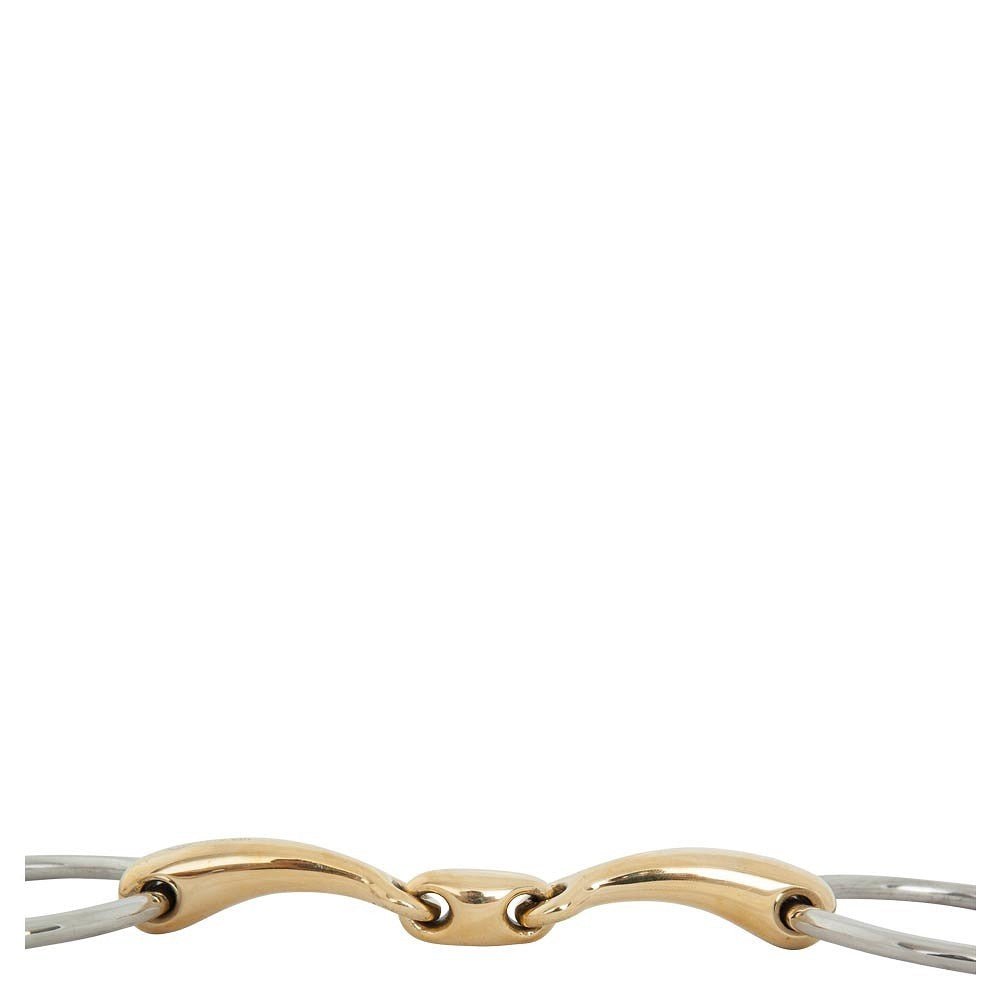 BR Dubbel gebroken watertrens Soft Contact - 14mm Watertrens - Maddelin Equestrian BR