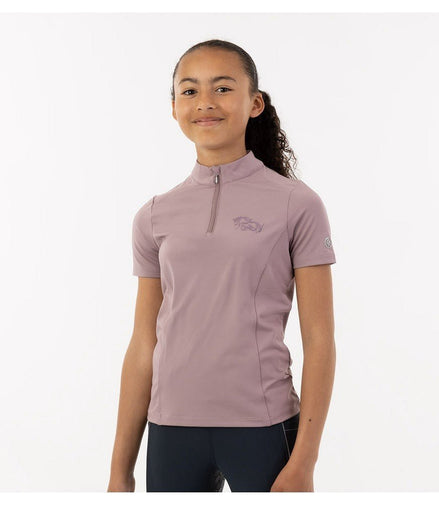 BR Eevolv Kids half - zip shirt korte mouw Emery Kids - Maddelin Equestrian BR
