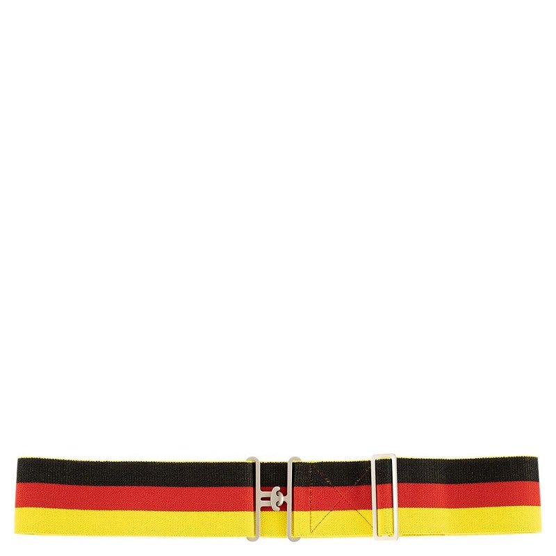 BR Elastische Dekensingel Black/Red/Yellow Toebehoren - Maddelin Equestrian BR