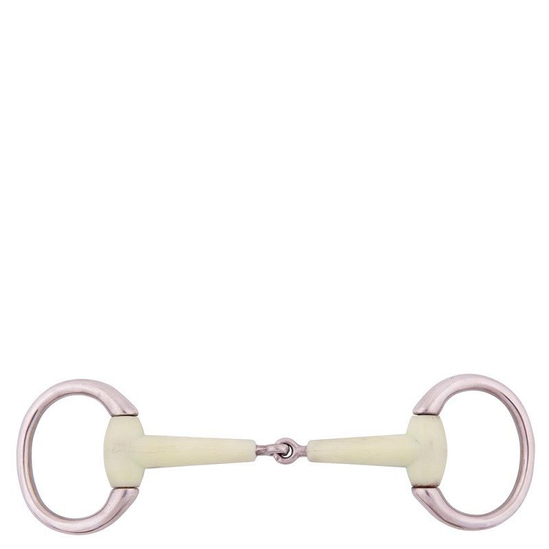 BR Enkel gebroken Bustrens Pony Apple Mouth 15 mm Bus, D, Eggbutt,... - Maddelin Equestrian