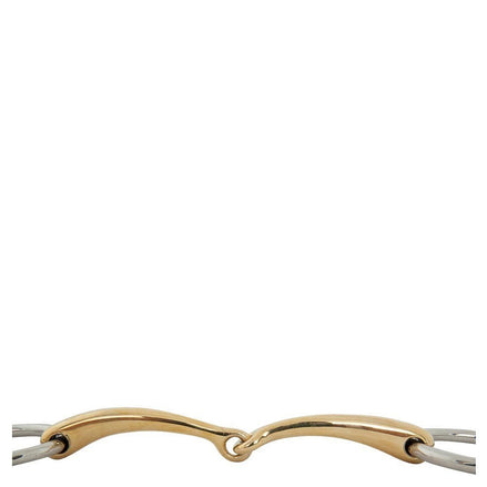 BR Enkel gebroken onderlegtrens Soft Contact 10mm Onderlegtrens - Maddelin Equestrian BR