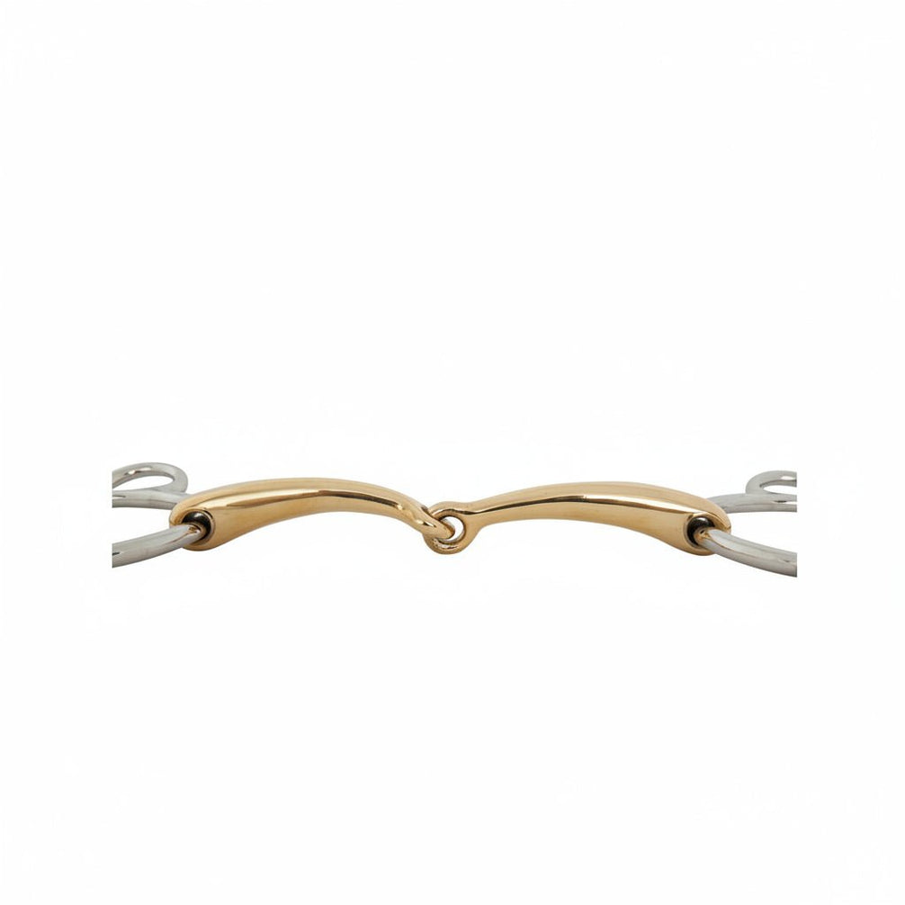 BR Enkel gebroken Pessoa 12 mm ring 70 mm 3ring, Beval, Kimblewick, RNF, Butterfly,... - Maddelin Equestrian BR