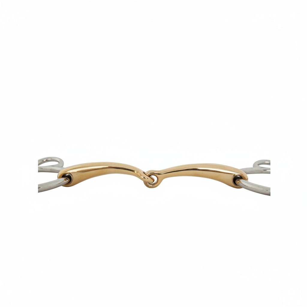 BR Enkel gebroken Pessoa 12 mm ring 70 mm 3ring, Beval, Kimblewick, RNF, Butterfly,... - Maddelin Equestrian BR