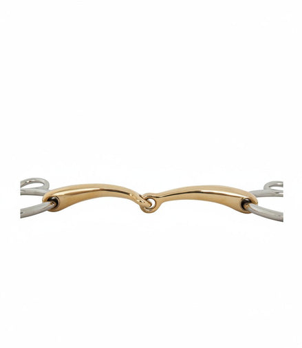 BR Enkel gebroken Pessoa 12 mm ring 70 mm 3ring, Beval, Kimblewick, RNF, Butterfly,... - Maddelin Equestrian BR