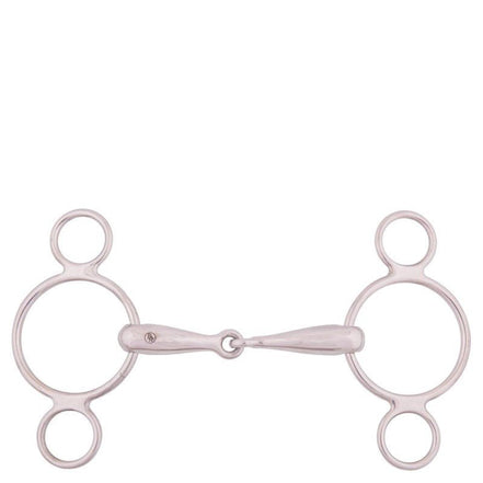 BR Enkel Gebroken Pessoa 18 mm 145mm 3ring, Beval, Kimblewick, RNF, Butterfly,... - Maddelin Equestrian BR