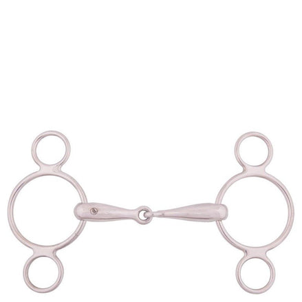 BR Enkel Gebroken Pessoa 18 mm 145mm 3ring, Beval, Kimblewick, RNF, Butterfly,... - Maddelin Equestrian BR