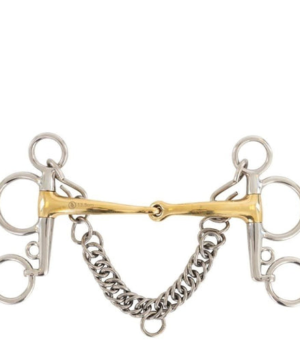 BR Enkelgebroken Baby Pelhambit Soft Contact - 14mm Pelham - Maddelin Equestrian BR
