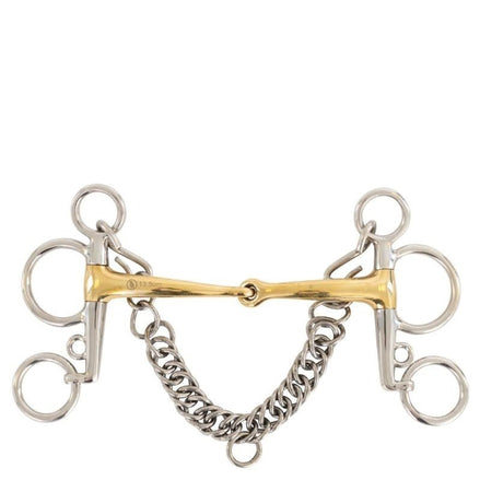 BR Enkelgebroken Baby Pelhambit Soft Contact - 14mm Pelham - Maddelin Equestrian BR