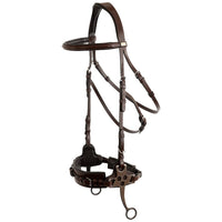 BR Hackamore hoofdstel Thornbury Bitloos - Maddelin Equestrian BR