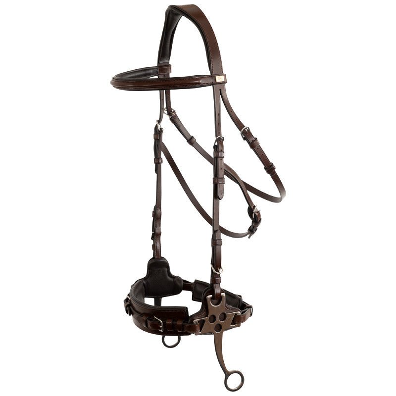 BR Hackamore hoofdstel Thornbury Bitloos - Maddelin Equestrian BR