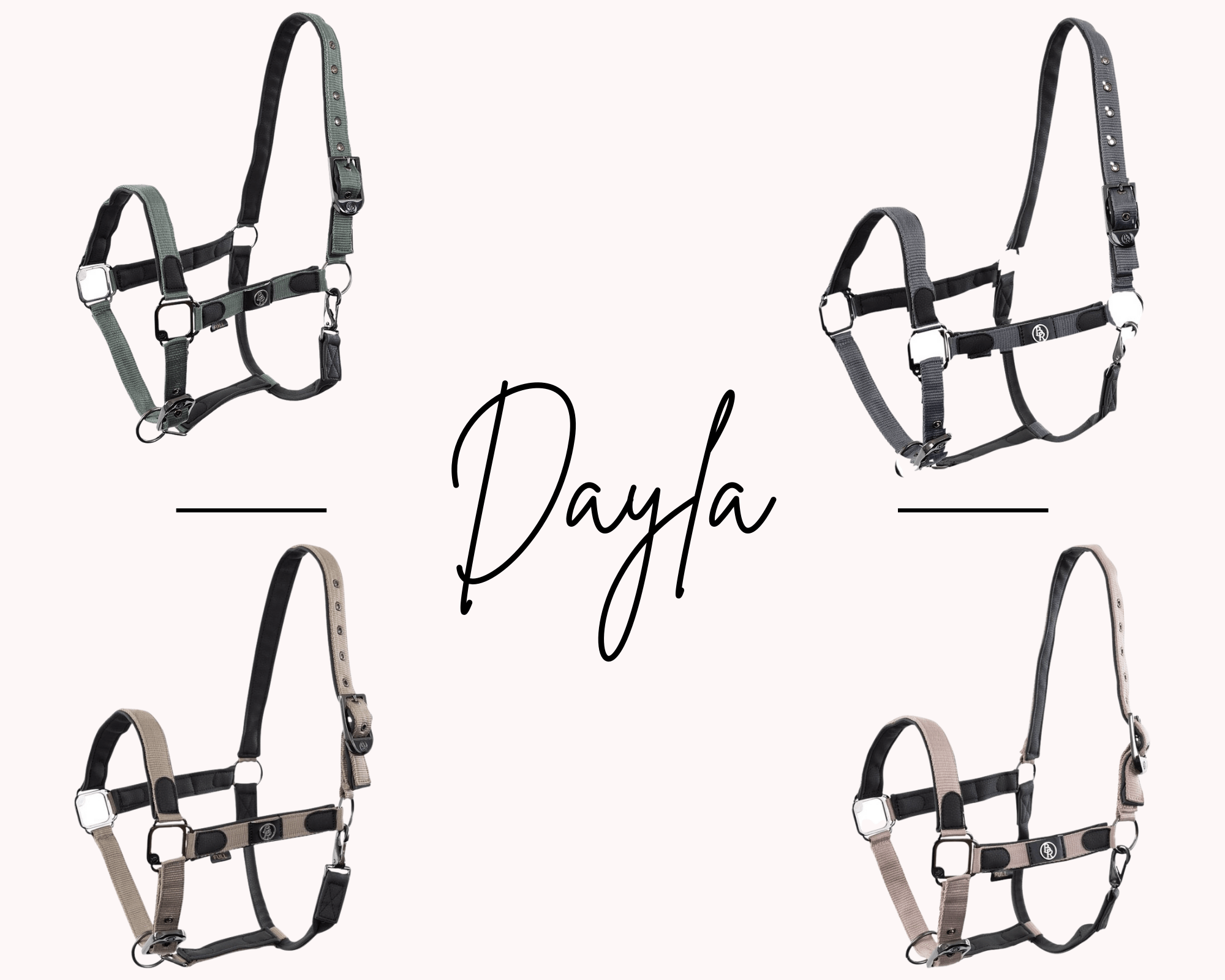 BR Halster Dayla Nylon halsters - Maddelin Equestrian BR