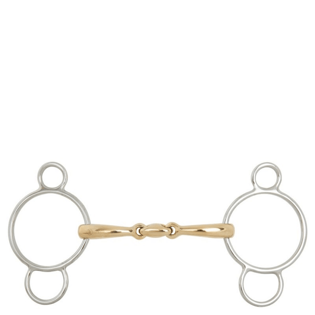 BR Pessoa dubbel gebroken 3ring, Beval, Kimblewick, RNF, Butterfly,... - Maddelin Equestrian BR
