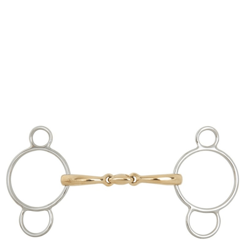BR Pessoa dubbel gebroken 3ring, Beval, Kimblewick, RNF, Butterfly,... - Maddelin Equestrian BR