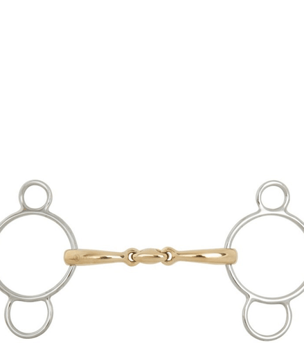 BR Pessoa dubbel gebroken 3ring, Beval, Kimblewick, RNF, Butterfly,... - Maddelin Equestrian BR