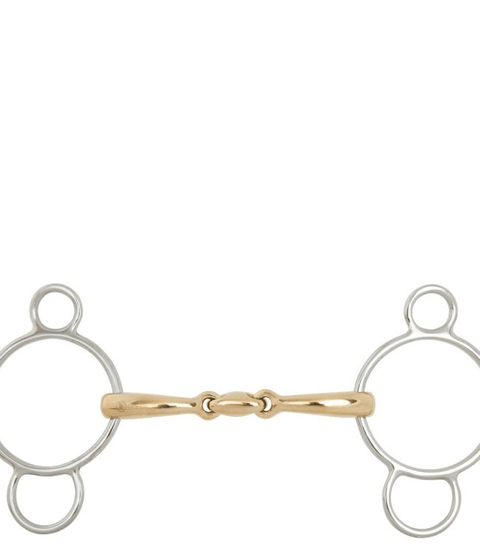 BR Pessoa dubbel gebroken 3ring, Beval, Kimblewick, RNF, Butterfly,... - Maddelin Equestrian BR