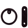 BR Rubberen ring met leertje voor veiligheidsbeugel Beugels - Maddelin Equestrian BR