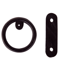 BR Rubberen ring met leertje voor veiligheidsbeugel Beugels - Maddelin Equestrian BR