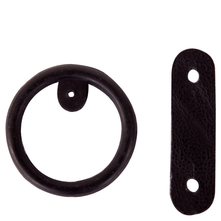 BR Rubberen ring met leertje voor veiligheidsbeugel Beugels - Maddelin Equestrian BR