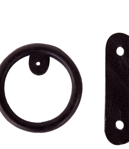 BR Rubberen ring met leertje voor veiligheidsbeugel Beugels - Maddelin Equestrian BR