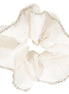 BR Scrunchie Shine White Wedstrijd Accessoires - Maddelin Equestrian BR