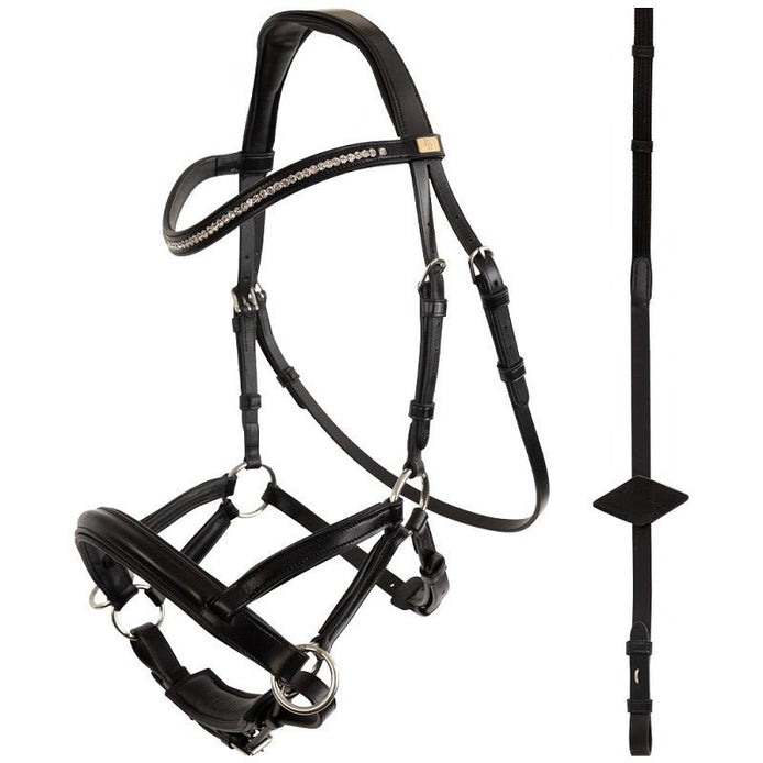 BR sidepull hoofdstel Thaxted Bitloos - Maddelin Equestrian BR