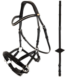 BR sidepull hoofdstel Thaxted Bitloos - Maddelin Equestrian BR