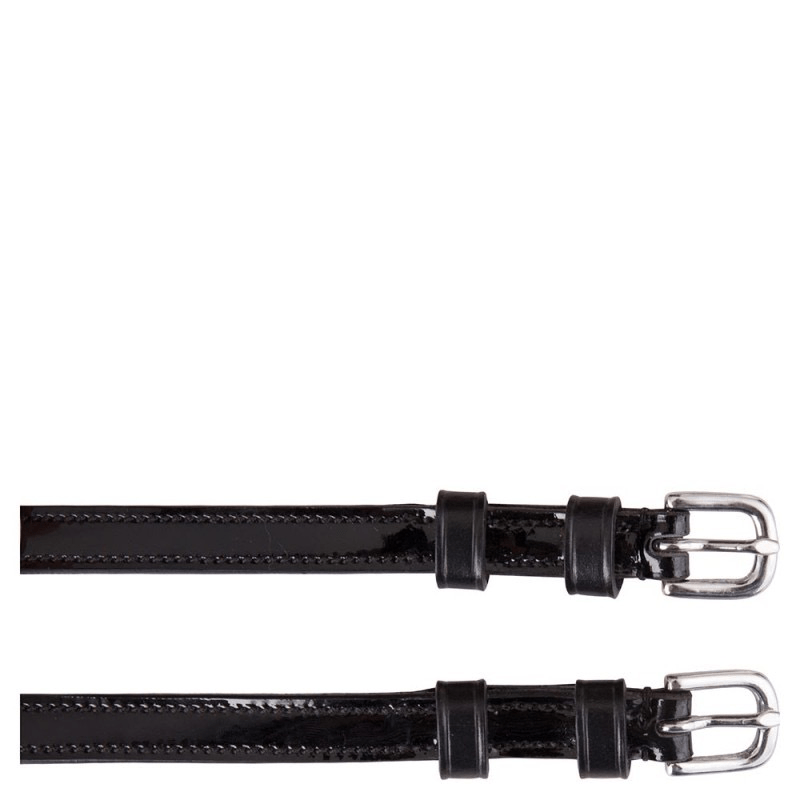 BR Spoorriemen Lakleer Zwart Lak Sporen - Maddelin Equestrian BR