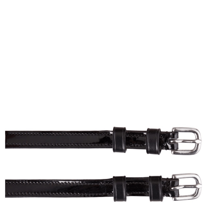 BR Spoorriemen Lakleer Zwart Lak Sporen - Maddelin Equestrian BR