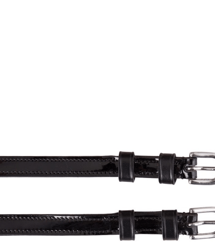 BR Spoorriemen Lakleer Zwart Lak Sporen - Maddelin Equestrian BR
