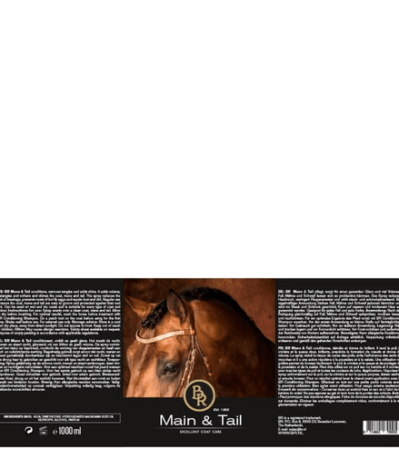 BR Staart en manen lotion 1ltr Verzorgingsproducten - Maddelin Equestrian BR