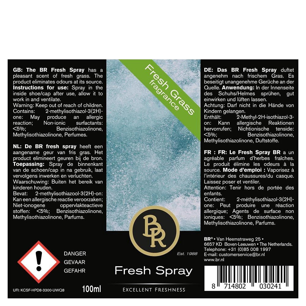 BR Verfrissende Spray Gras 100ml Diverse - Maddelin Equestrian BR