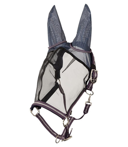 BR Vliegenmasker Halster Navy Sky Vliegenmaskers en lintjes - Maddelin Equestrian BR