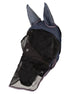 BR Vliegenmasker Met Oren Navy Sky Vliegenmaskers en lintjes - Maddelin Equestrian BR