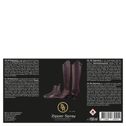 BR ZipperSpray 150ml Accessoires - Maddelin Equestrian BR