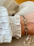 Equestrian Jewelry armband Twice: schakelketting met grove schakels en een dubbel gebroken bit