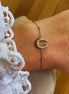 Equestrian Jewelry armband Fiera Strass: fijn kettinkje met een hoefijzerhanger bezet met strass-steentjes